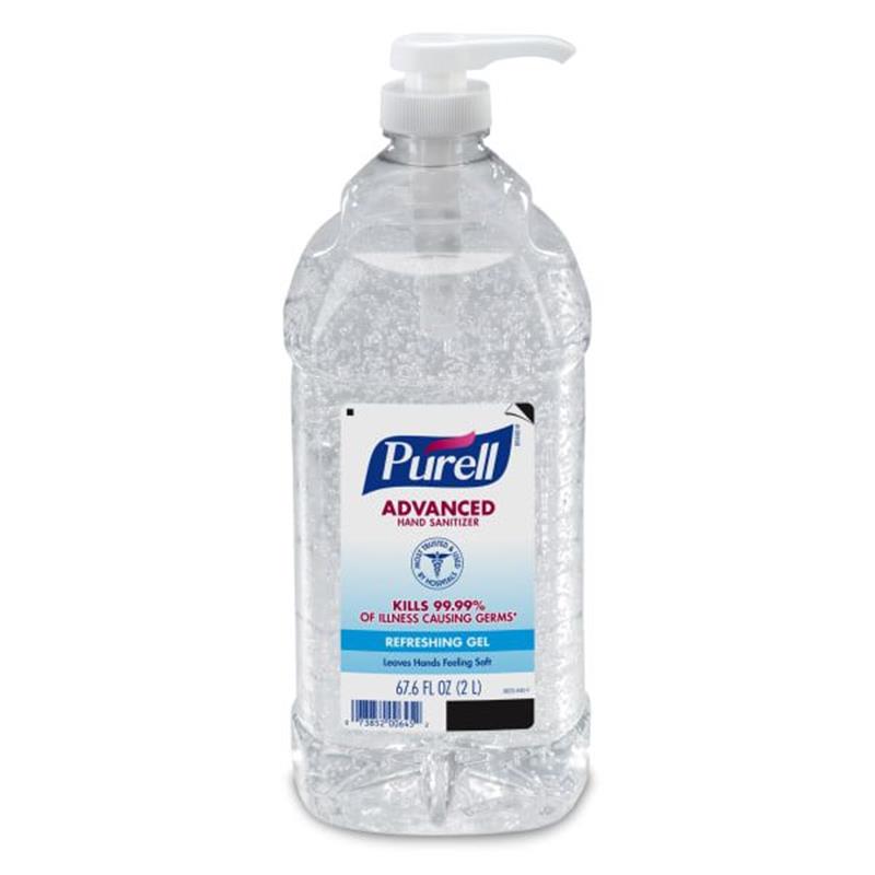 Purell Hand Sanitizer 2L Pump Bottle - Tagged Gloves